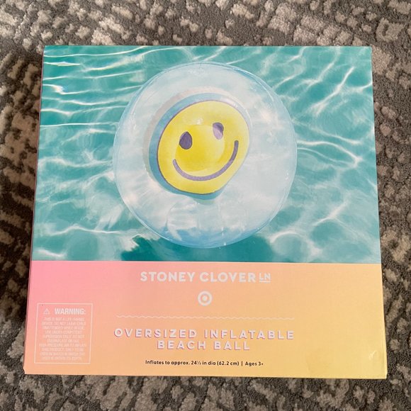 New 24.5" Oversized Beach Ball Smiley - Stoney Clover Lane x Target - Picture 5 of 9